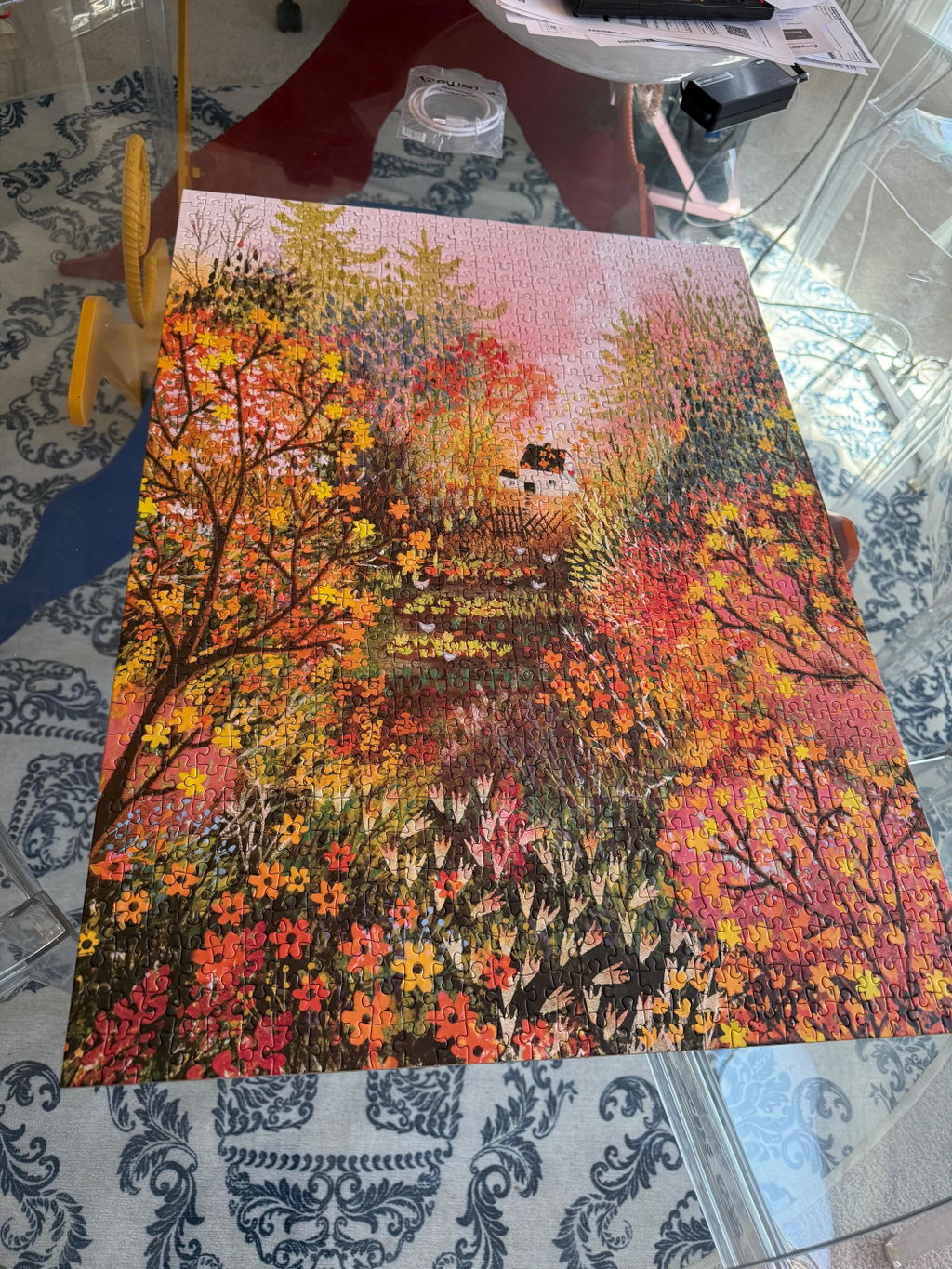Autumn in the Meadow 1000 Piece Puzzle | Galison