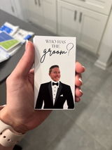 Bridal Shower Game – Who Has the Groom Scratch-Off Cards for Wedding Showers & Bachelorette Parties