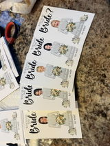 Who has the Bride & Groom Scratch Off