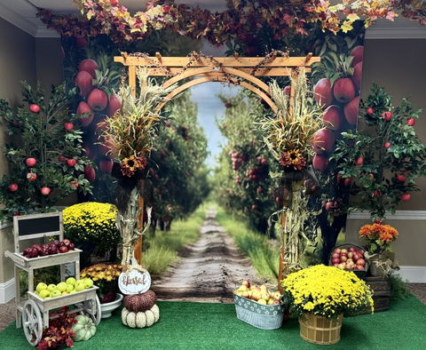 Apple Orchard Farm Backdrop