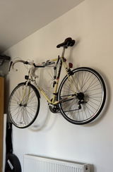 1 Road Bike Horizontal Wall Hooks - horizontal storage and work stand for road bikes