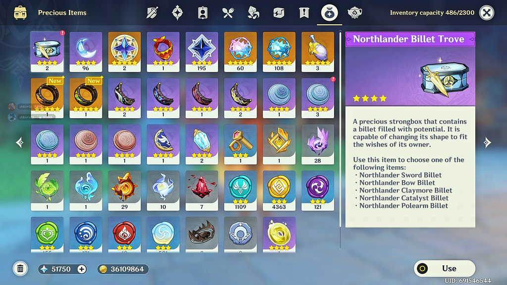 Genshin Impact Double Farmed Account