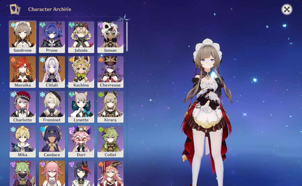 Mavuika Genshin Impact Farmed Starter Account