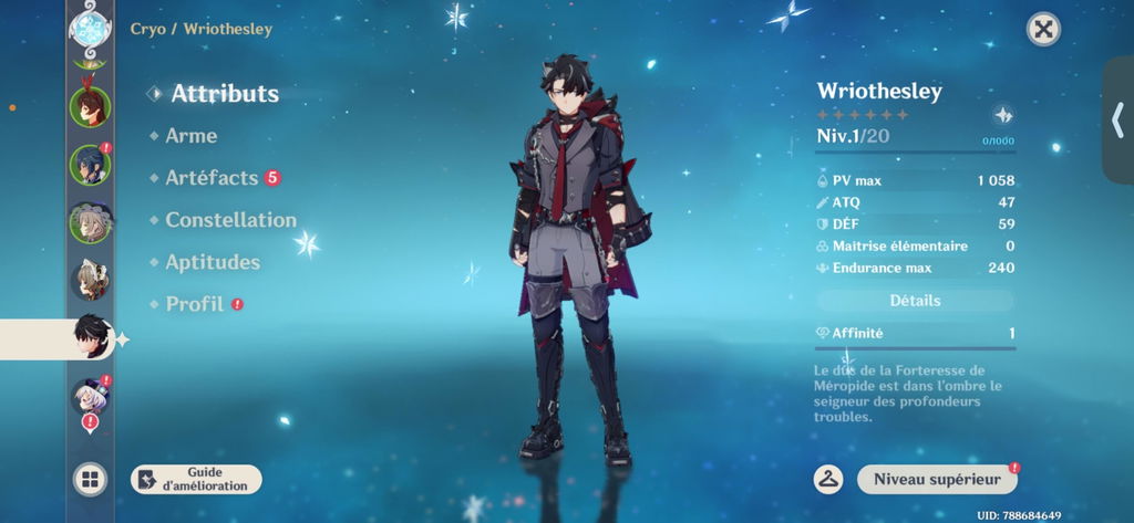 Genshin Impact Wishes Starter Account (Europe)