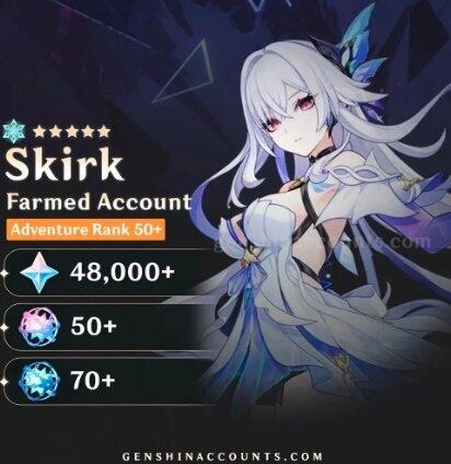 Skirk Genshin Impact Farmed Starter Account