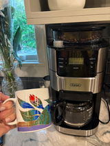 GEVI Programmable 10-Cup Grind & Brew Coffee Maker Machine with Built-in Grinder DCMB0
