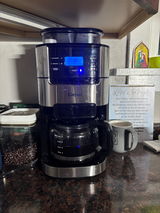 GEVI Programmable 10-Cup Grind & Brew Coffee Maker Machine with Built-in Grinder DCMB0