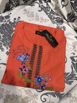 Embroidered Cambric Cotton 2pc