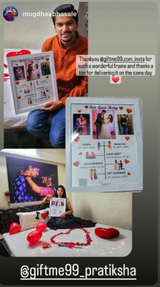 QR CodeWali Our Love Story Frame