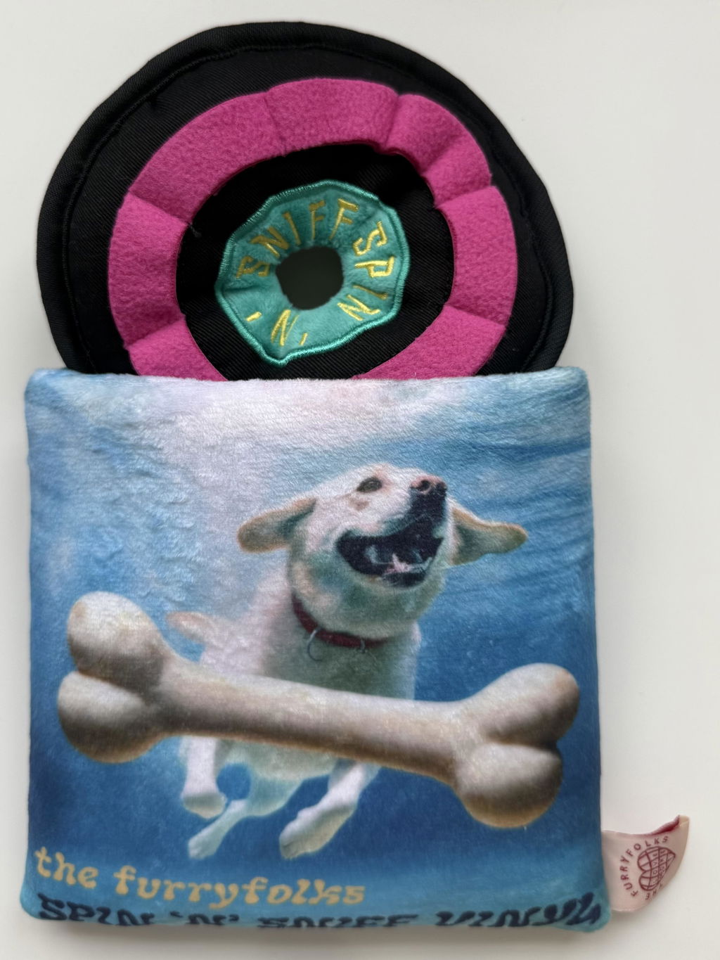 Squeaky Interactive Nosework Dog Toy, Vinyl
