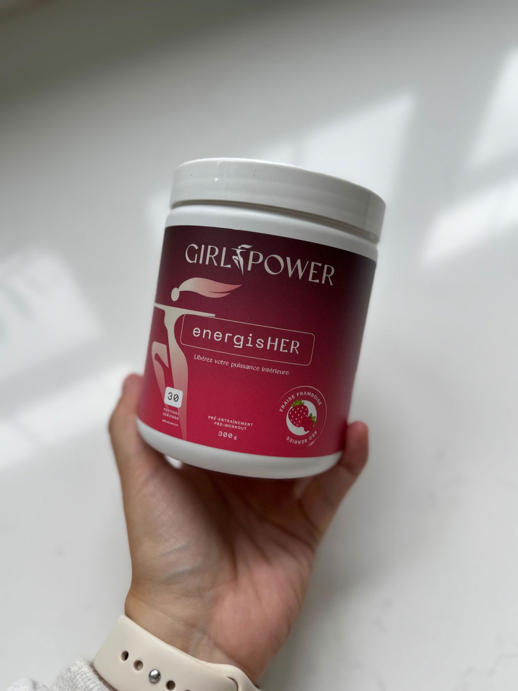 EnergisHER - Fraise & Framboise avec stimulant