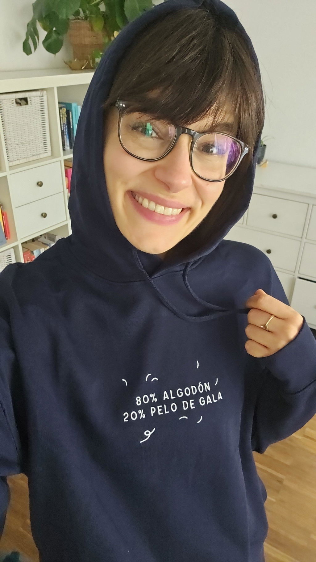 CUSTOM Your Text Embroidered Women’s Organic Hoodie