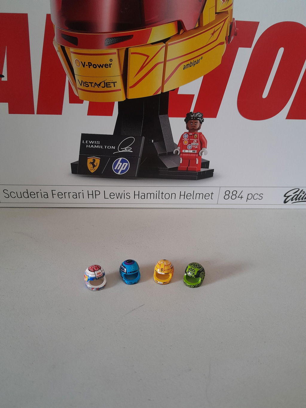 Lando Norris 2026 Custom Lego Minifig Helmet