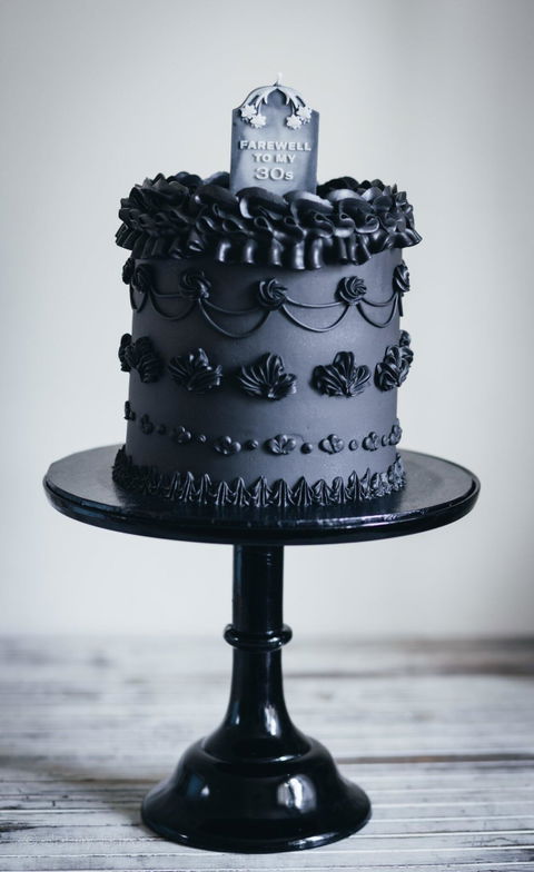 Farewell to my 20s ~ Tombstone Candle