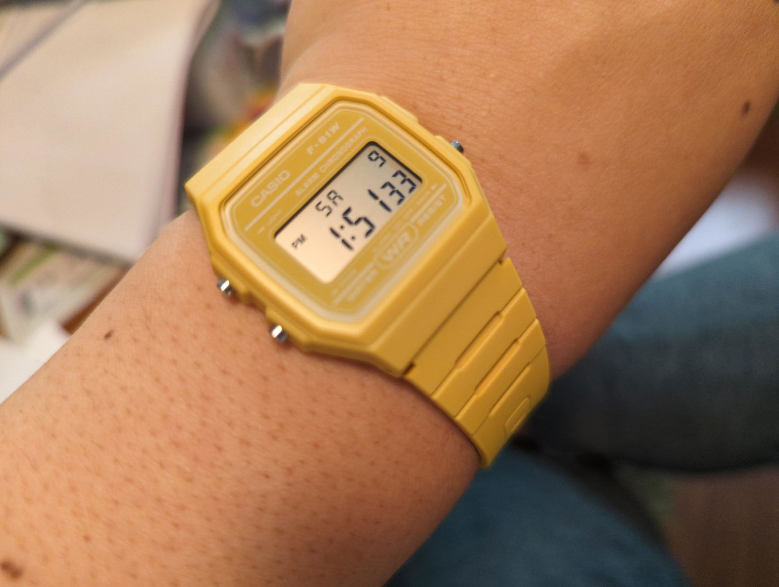 CASIO カシオ 【生産完了】<bc>F-91WC メンズ 腕時計 日常生活用防水