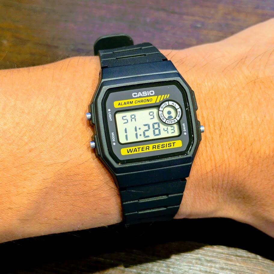 CASIO カシオ F-94WA メンズ 腕時計 日常生活用防水 10年保証