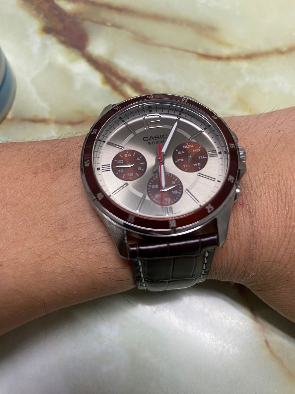 CASIO カシオ MTP-1374L メンズ 腕時計 5気圧防水 10年保証