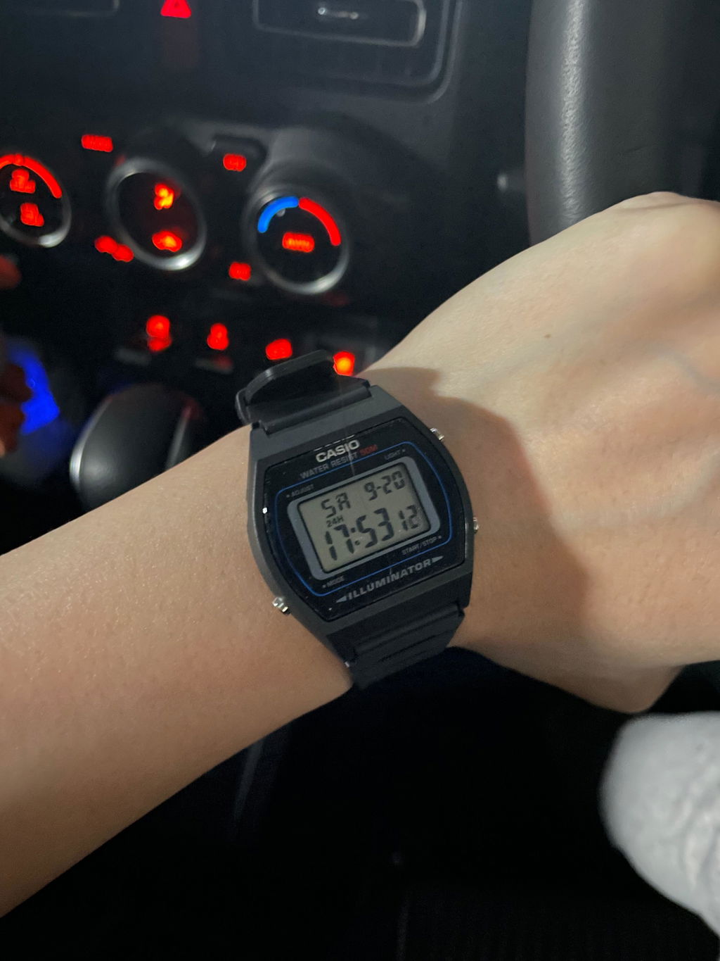 CASIO カシオ W-202-1A メンズ 腕時計 5気圧防水 10年保証