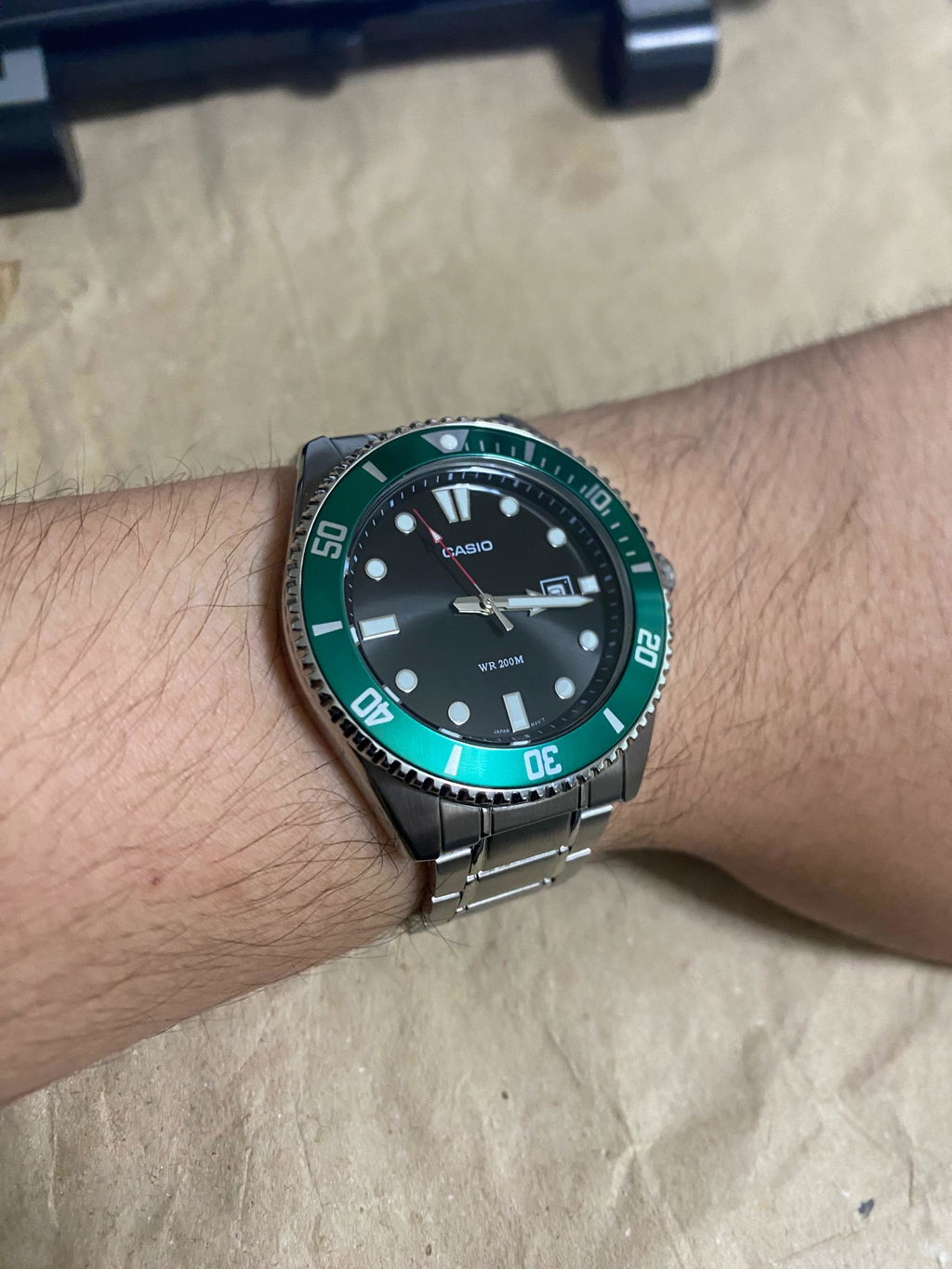 CASIO カシオ MDV-107D メンズ 腕時計 20気圧防水 10年保証