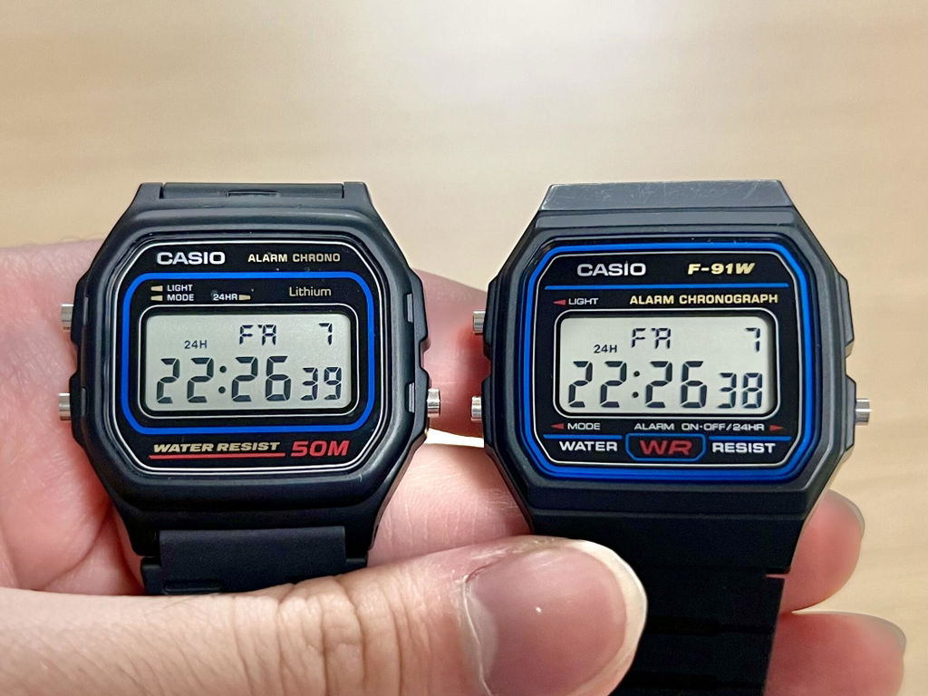 CASIO カシオ W-59-1 メンズ 腕時計 5気圧防水 10年保証