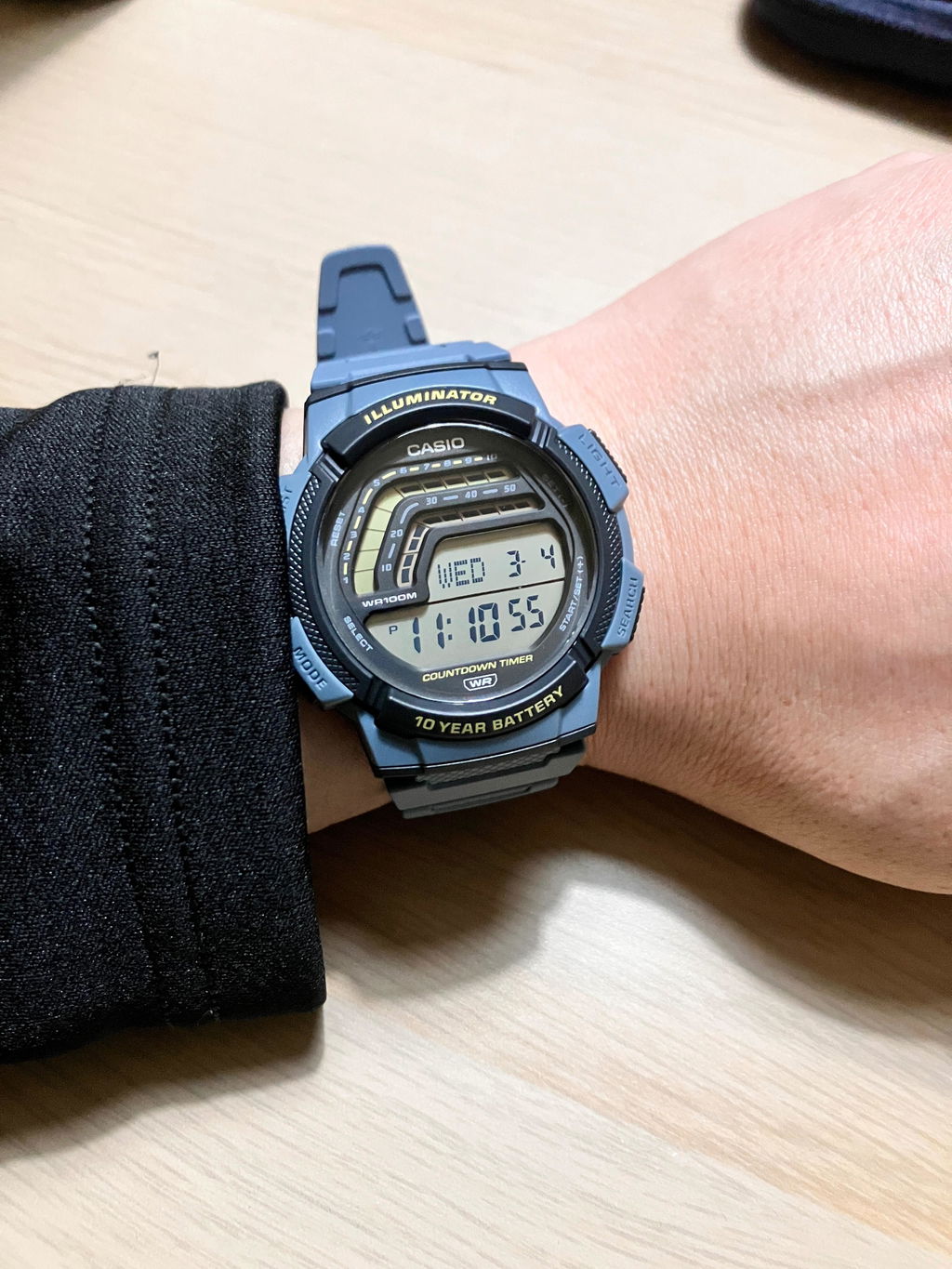 CASIO カシオ WS-1800 メンズ 腕時計 10気圧防水 10年保証