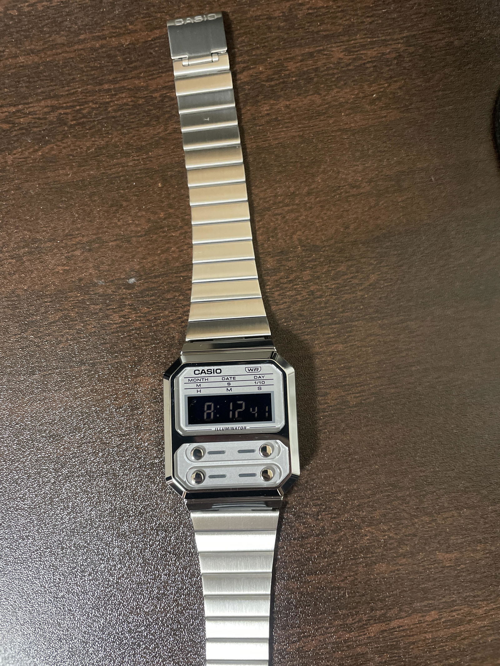 CASIO カシオ A100WE メンズ 腕時計 日常生活用防水 10年保証