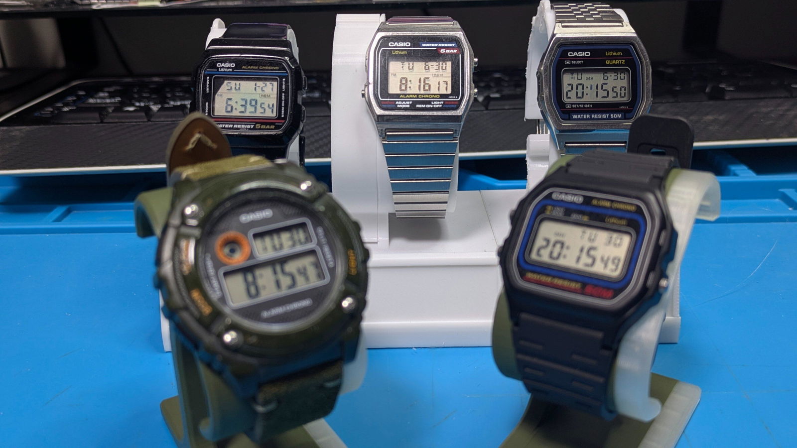 CASIO カシオ W-59-1 メンズ 腕時計 5気圧防水 10年保証
