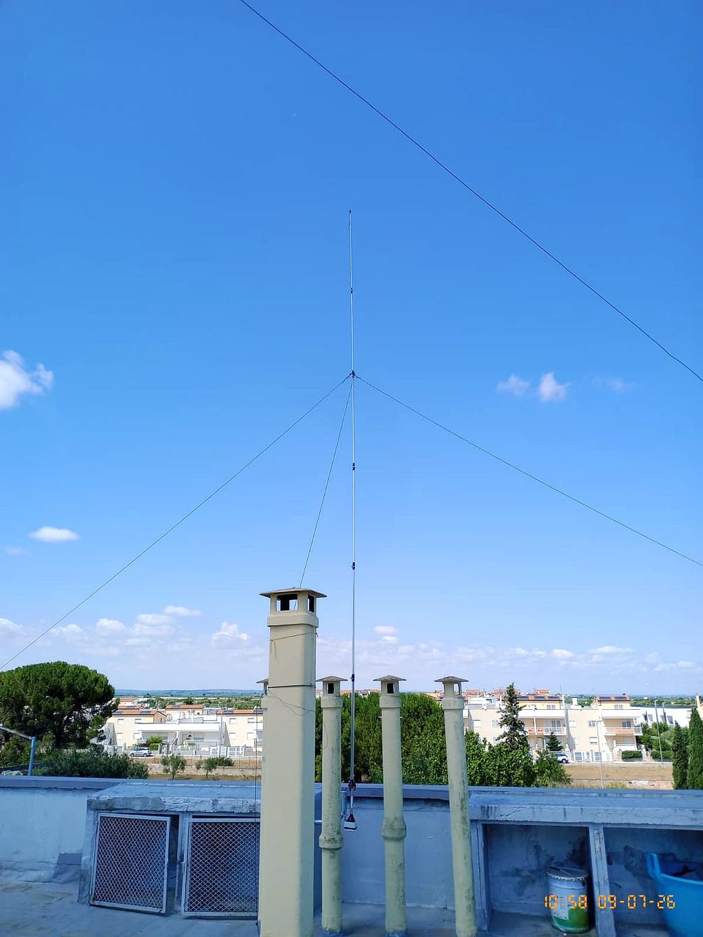 SE HF X-80 XP HF ANTENNA VERTICALE AD ALTA POTENZA 1kW 80-6 metri