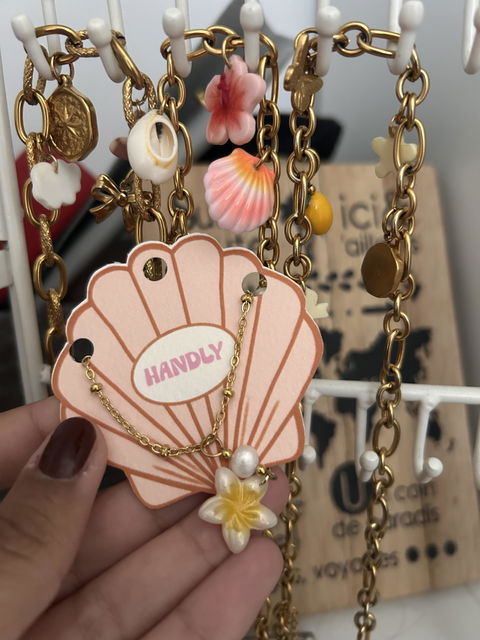 Collier tiaré - charms personnalisables