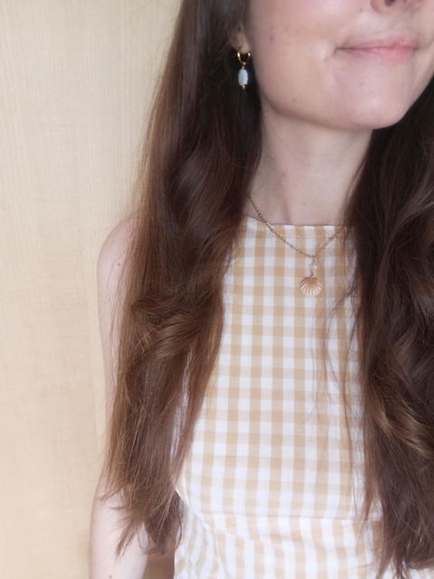 Collier coquillage - charms personnalisables
