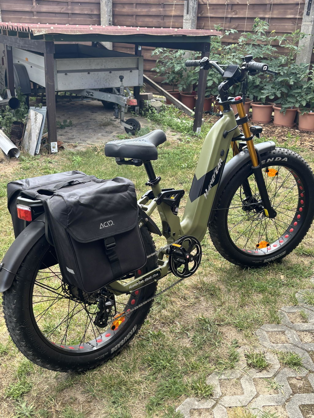 HANEVEAR HM26 Full Suspension 52V 20.8A Electric Mountain Bike
