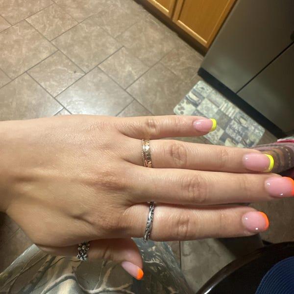 Twist Set of 2 Stacking Rings, 14K Rose Gold Fill