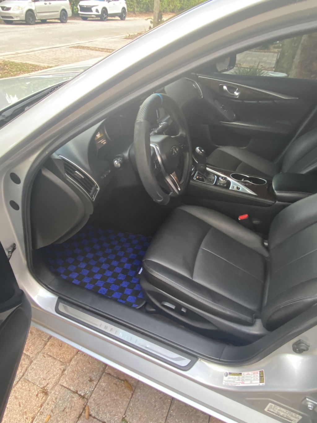 Floor Mats - Checkerboard (Yellow)