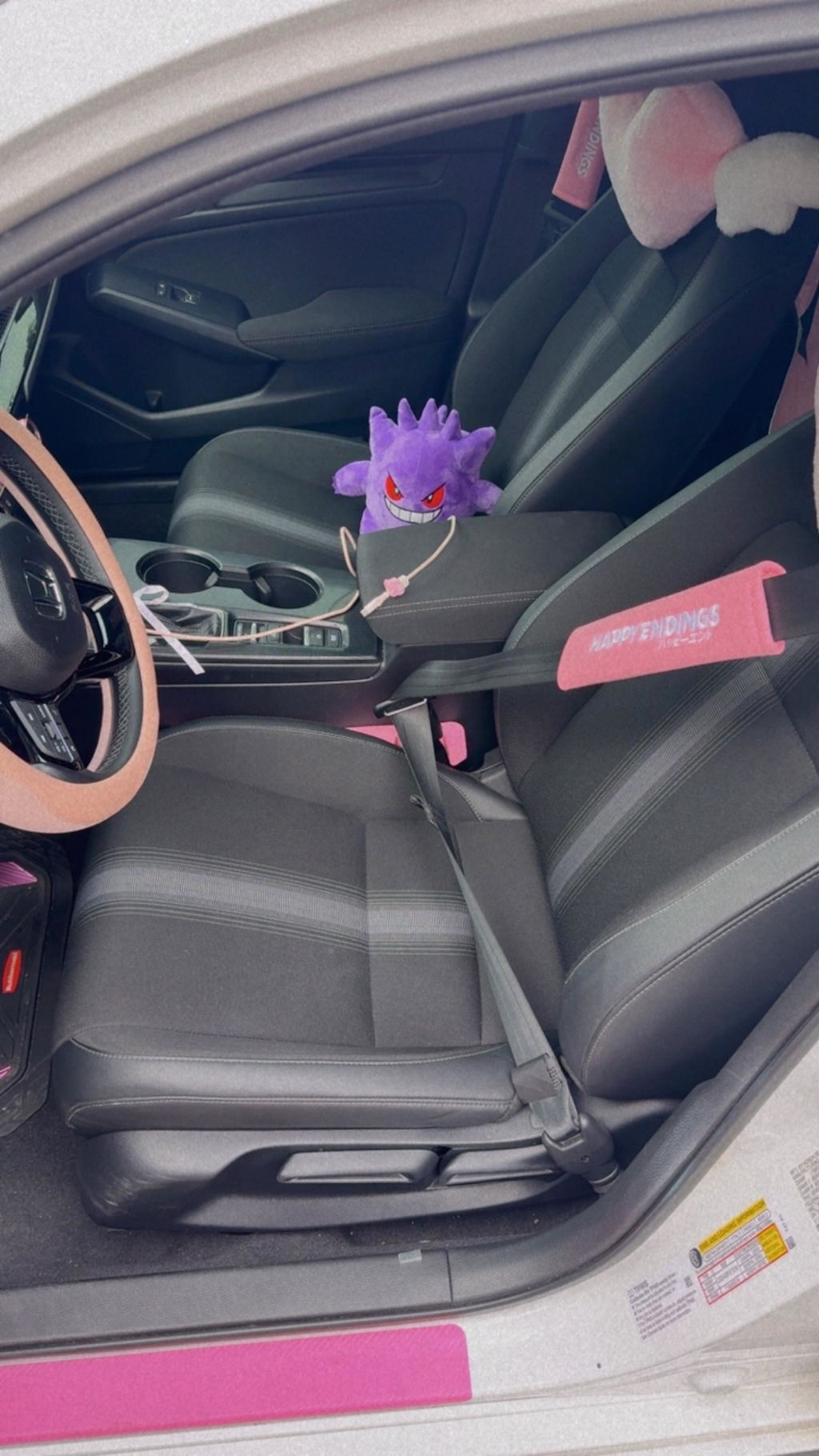 Seat Belt Covers - Baby Pink (Pair)