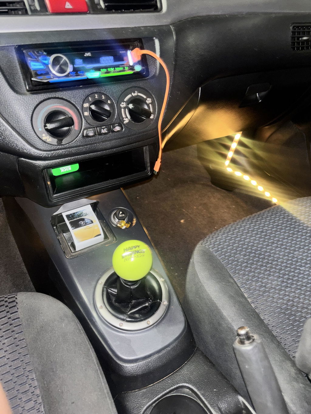 Shift Knob - Neon Yellow (Weighted)