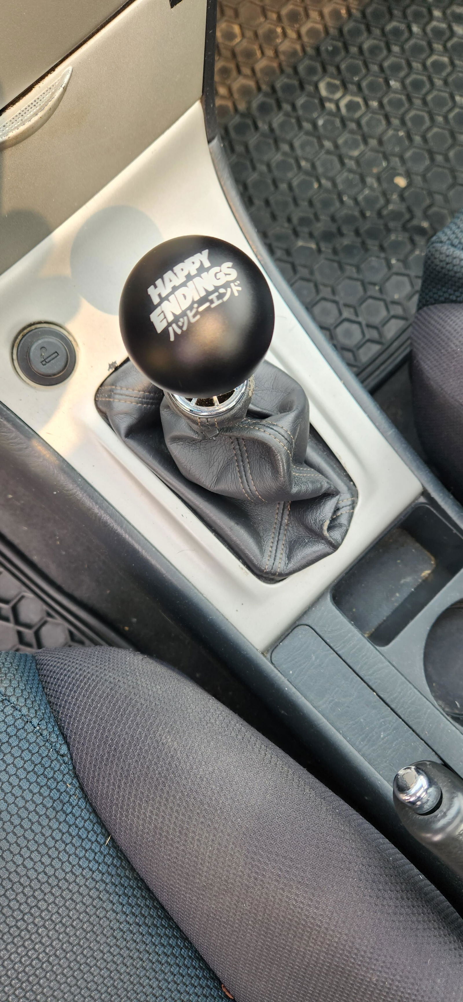 Blue Cosmic Space Shift Knob | Happy Endings