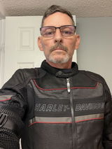 Harley-Davidson Men's Mesh Riding Jacket FXRG, Gray - 98389-19VM