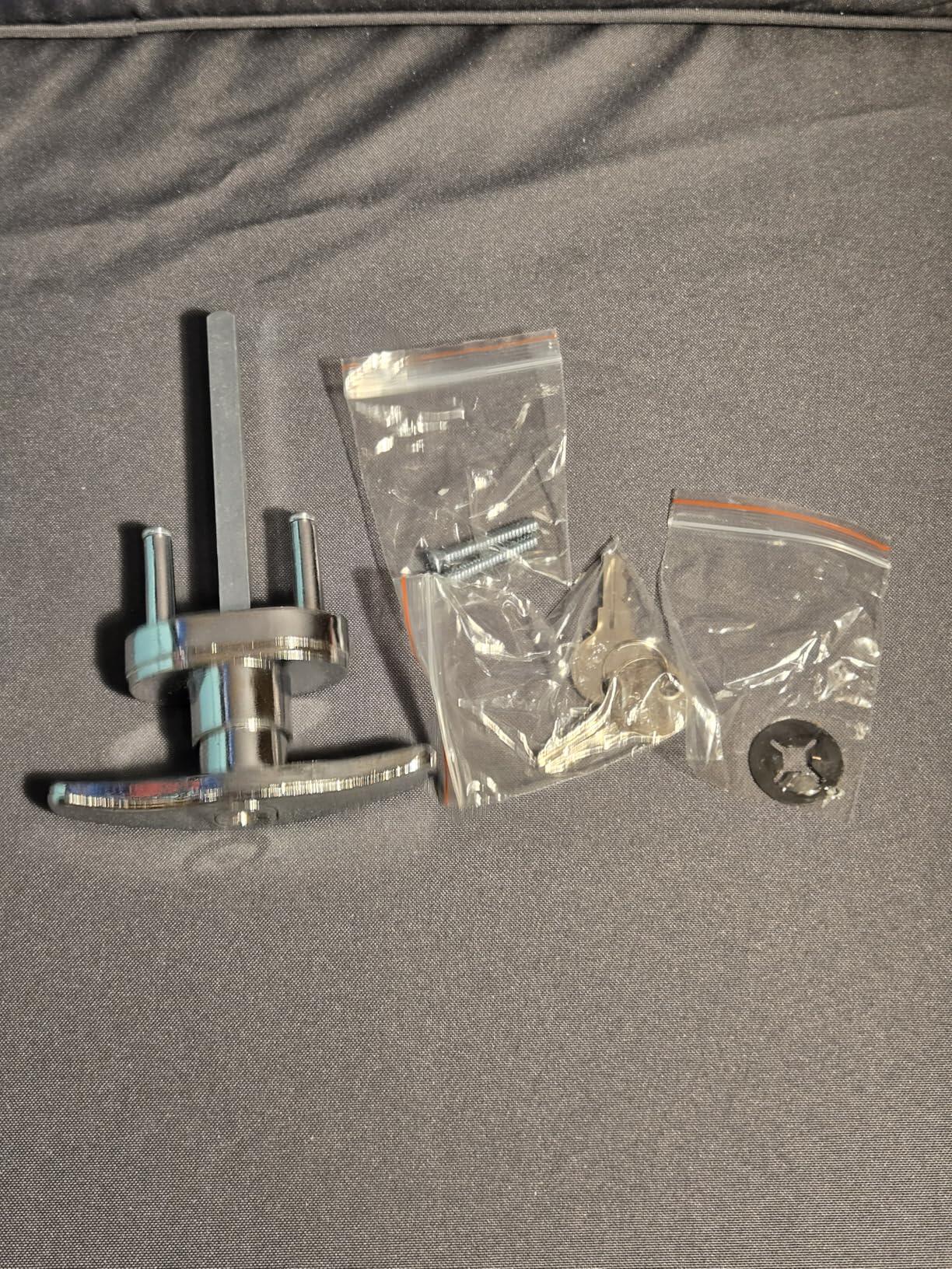 Garage T Handle Lock Replacement – Heavy Duty With Keys
