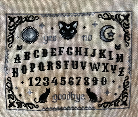 Cat Ouija Board - Cross Stitch Pattern