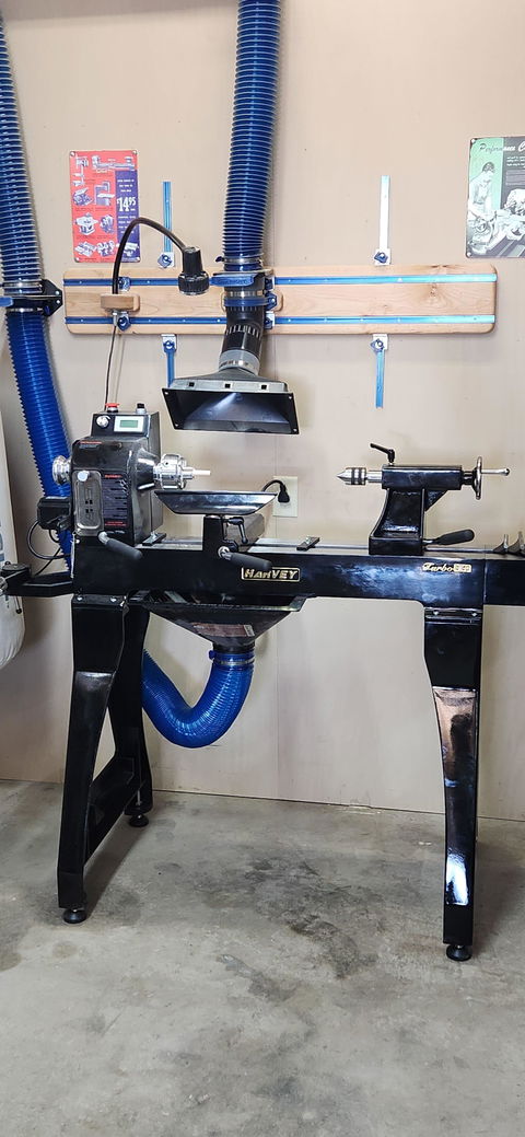 TURBO T-40 14"X24" Wood Lathe With Servo Motor