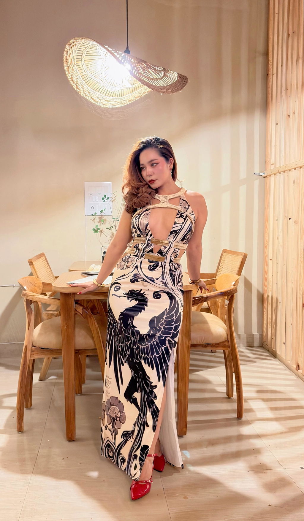 Phoenix Plunge Gown