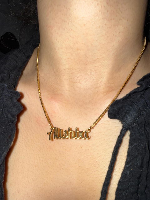 Custom English Name Necklace | Personalized Jewelry