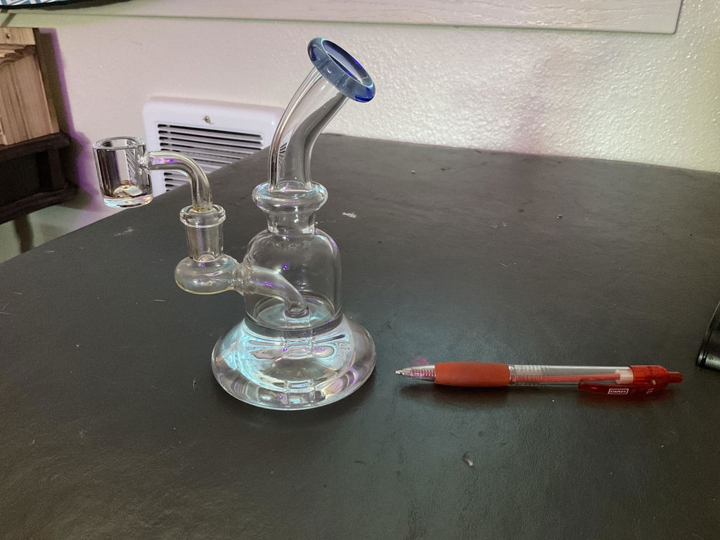 No Muss, No Fuss Bell Style Glass Dab Rig - 6.25" / 14mm