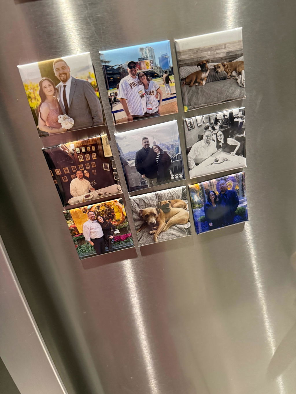2 x 2" Square Custom Photo Magnets