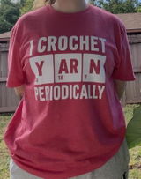 Crochet Yarn Periodically Graphic Tee