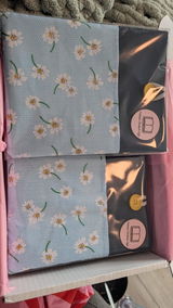 Blue Floral Book Sleeve (SR)