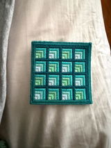 Good Times Bargello Coasters Digital Pattern