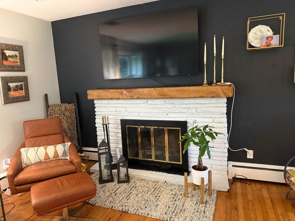 Rustic Mantel Slip Cover