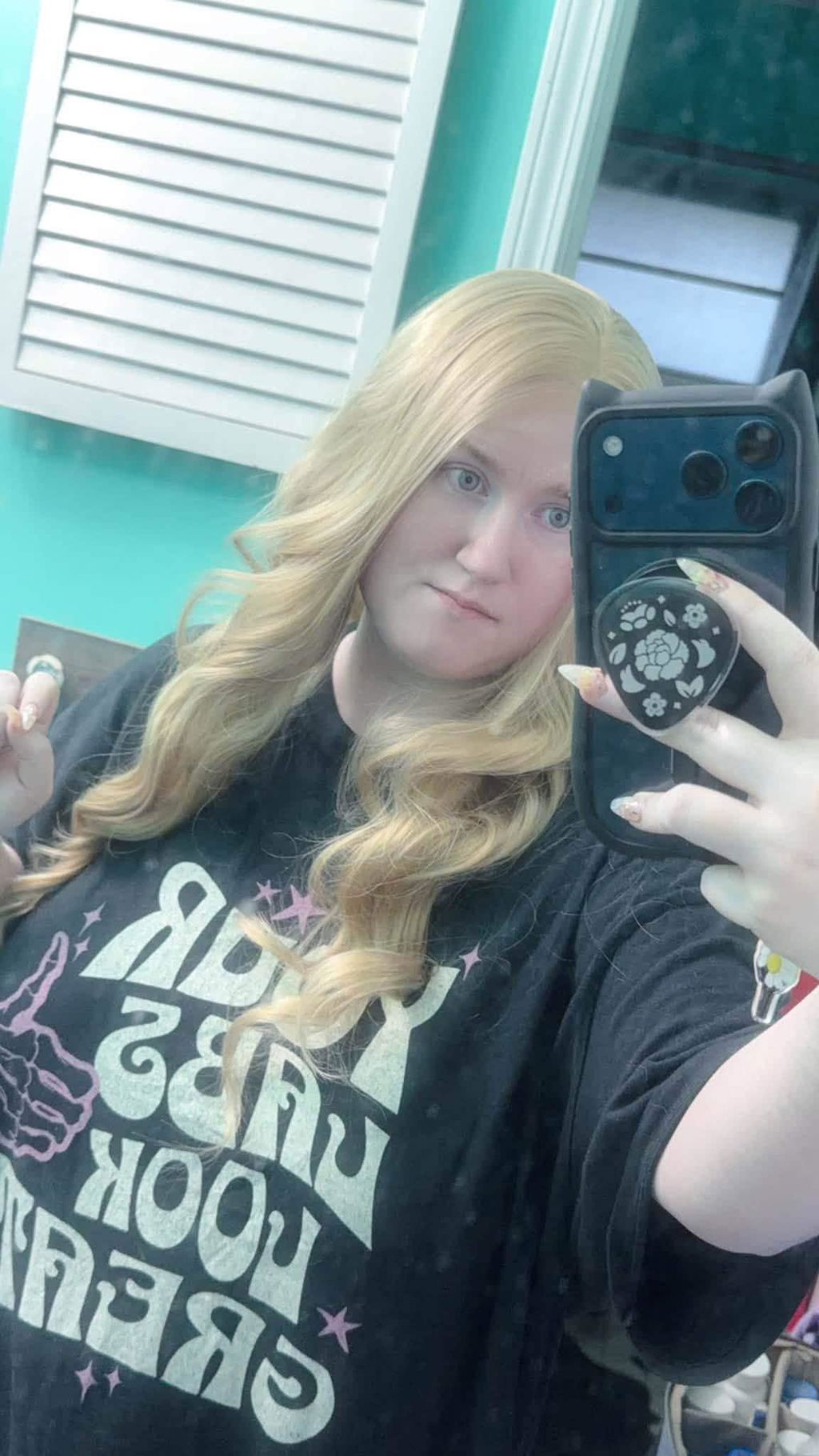 Golden Light Blonde Wavy Lace Front Wig Aelin