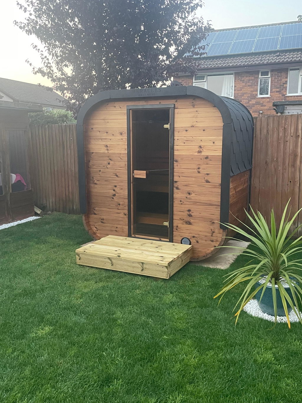 Camilla Mini Traditional Outdoor Sauna Complete Kit 2 Person